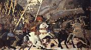 Paolo Ucello The Battle of San Romano Niccolo of Tolentino at the Head of the Florentines oil painting